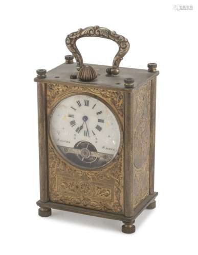 Bracket clock MIGNON In Brass EARLY 20TH CENTURY