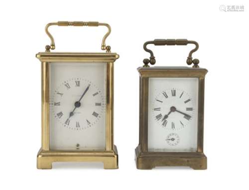 Two Bracket clocks 20TH CENTURY