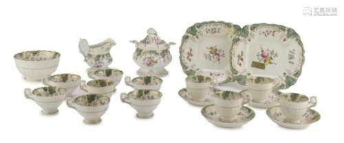 TEA AND COFFEE SERVICE IN PORCELAIN 19TH CENTURY