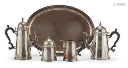 TEA AND COFFEE SERVICE IN SILVER PUNCH ALEXANDRIA 1944/1968