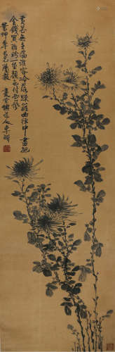 李鱓 菊花 纸本立轴
