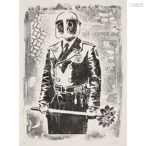 SHEPARD FAIREY (né en 1970) Damaged Stencil Series…