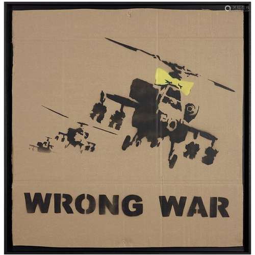 BANKSY (né en 1974) Wrong War (Happy Choppers), 20…