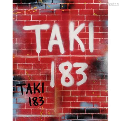 TAKI 183 (né en 1954) Sans titre, 2019 Peinture aé…