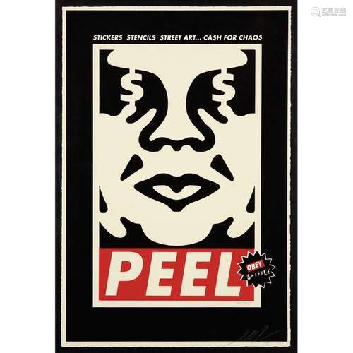 SHEPARD FAIREY (né en 1970) Peel, 2006 Lithographi…