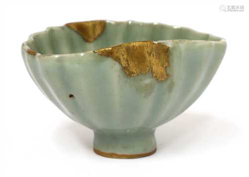 A Chinese celadon tea bowl,