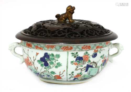 A Chinese famille verte bowl,