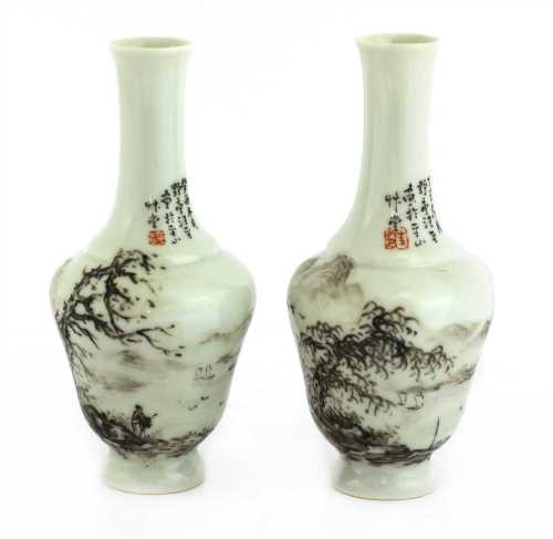 Two Chinese porcelain vases,