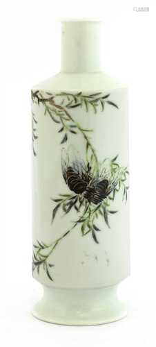 A Chinese porcelain vase,