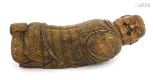 A Chinese bamboo pillow,