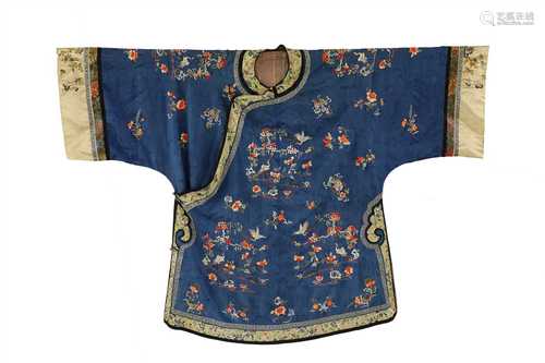 A Chinese embroidered robe,