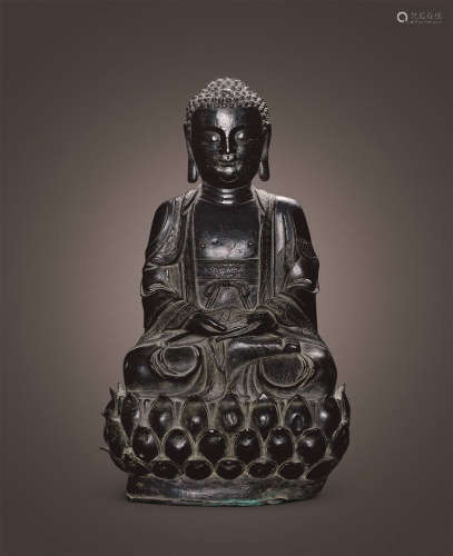 十五-十六世纪 铜无量寿佛