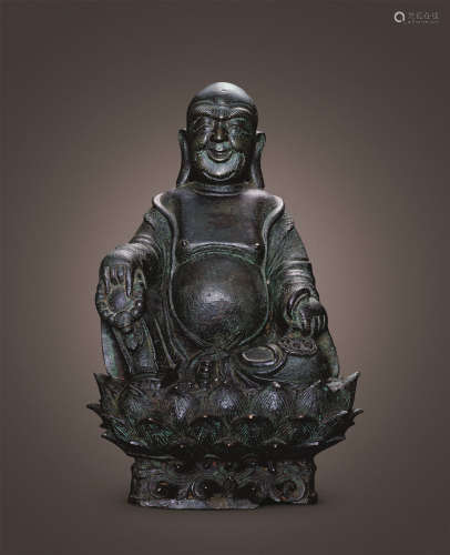 十五-十六世纪 铜弥勒佛