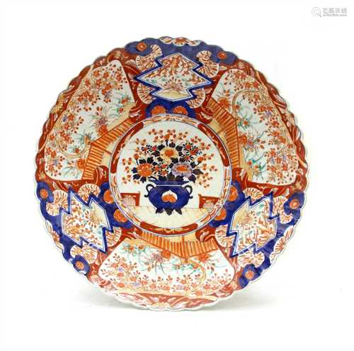 A Japanese Imari charger,