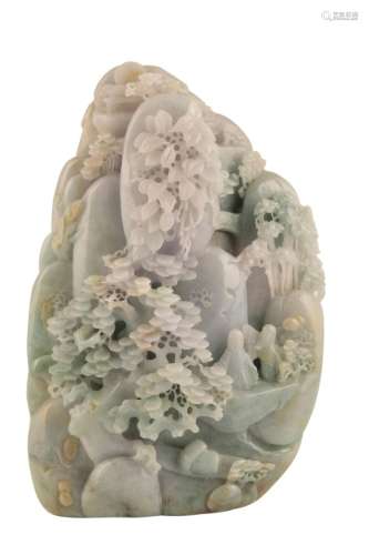 JADEITE MOUNTAIN , QING DYNASTY OR LATER