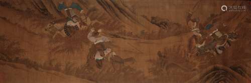 CHINESE SCHOOL, MING DYNASTY OR LATER A Northern Barbarian hunting party