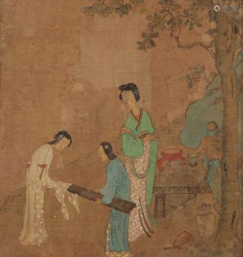 CHINESE SCHOOL (17th/18th century) A set of eight romantic narrative album leaves