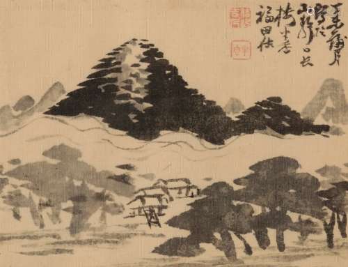 BANBAI (20th century) Mountain landscape