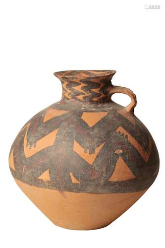 PAINTED POTTERY JAR, NEOLITHIC PERIOD