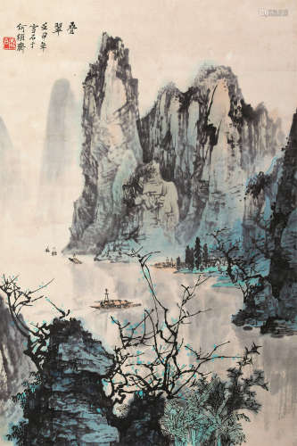 白雪石（1915～2011） 山水立轴 水墨纸本