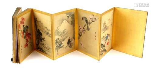 Two kacho-ga inscribed Koson (each with two kanji above red seal), both framed and glazed with