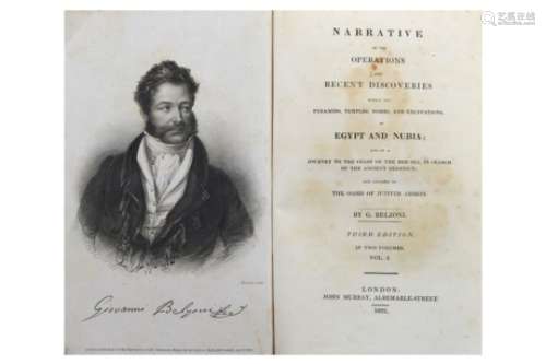 Belzoni (Giovanni Battista) Narrative of the Operations and Recent Discoveries