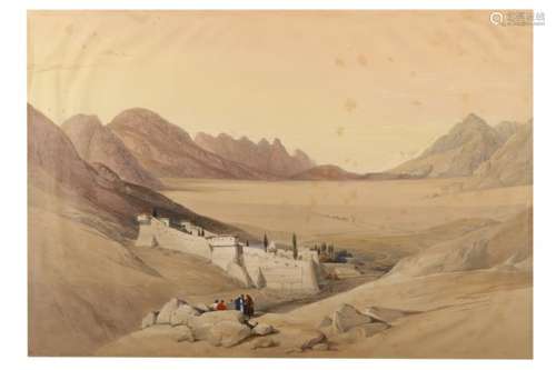 Roberts.Two lithographs from The Holy Land, Syria, Idumea, Arabia, Egypt, & Nubia