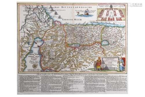 Palestine & Middle East.- Maps