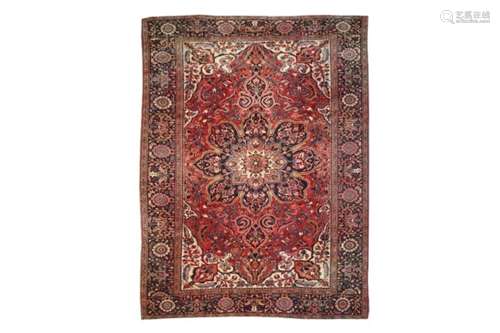 A FINE HERIZ CARPET, NORTH-WEST PERSIA