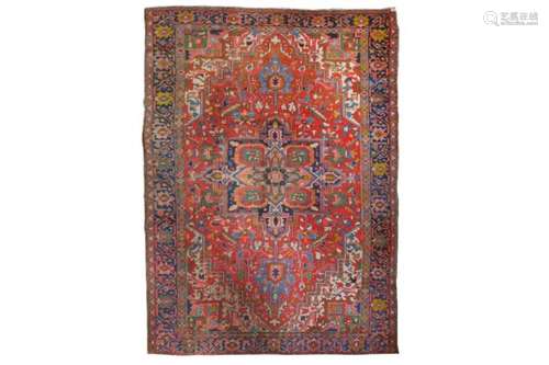 A FINE HERIZ CARPET, NORTH-WEST PERSIA approx: 12ft.1in. x 9ft.1in.(368cm. x 276cm.) Classic