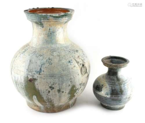 Property of a lady, a private collection formed in the 1980's and 1990's - a large Chinese green