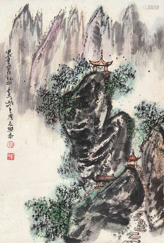 鍾纪明 山水