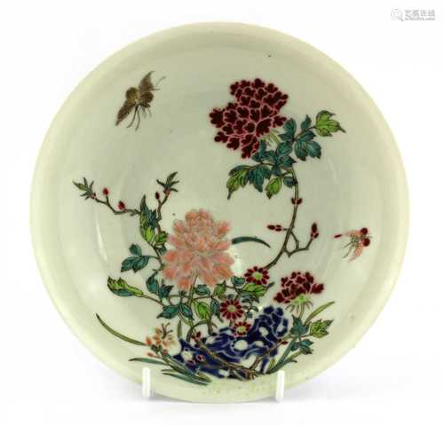 A Chinese famille rose plate,