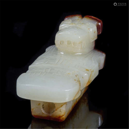 CHINESE JADE BEAST PENDANT