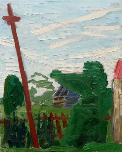 Paul Richard Vaitekunas (geb. 1940)Landschap; doek, niet ingelijst; 81 x 65 cm.; gesign. r.o., 1976,