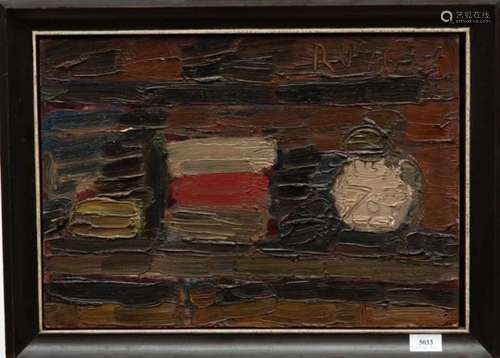 Paul Richard Vaitekunas (geb. 1940)Zonder titel; board; 36 x 50 cm.; gesign. r.b., '76; Tom Lenders,