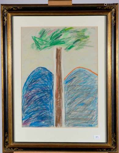 Etienne Elias (1936-2007)Zonder titel; houtskool en pastel; 65 x 48 cm.; gesign. r.b.; Uit een