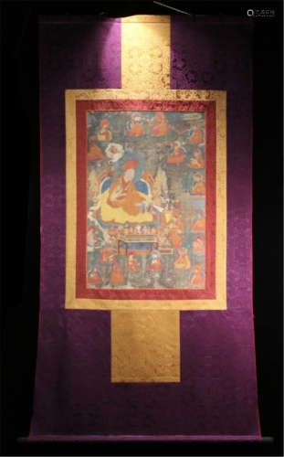 TIBETAN THANGKA OF BUDDHA