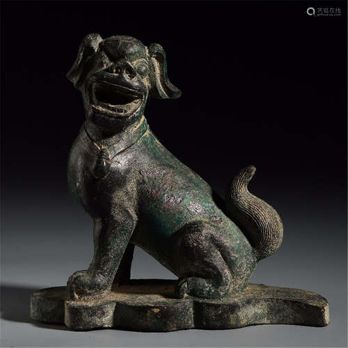 CHINESE ANCIENT JADE BEAST TABLE ITEM