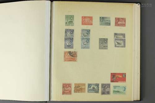 Eight Albums/Stockbooks of All-world Stamps; including some interesting classic-era material