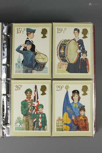 An Album of GB First Day Covers; and two of PHQ cards, together with an all-world classic-era stamps