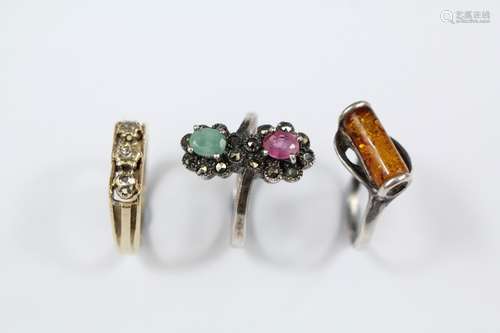 Three Vintage Rings