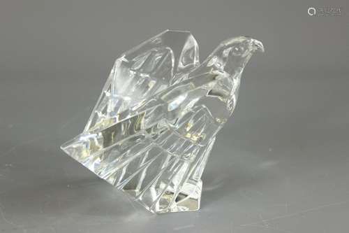 A Steuben Glass American Eagle, approx 14 x 9 cms