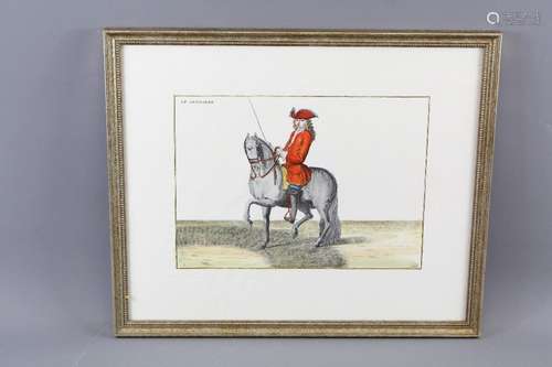 A Set of Eight Equestrian Prints