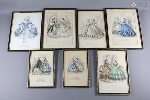 Victorian Fashion Plates, designed and prepared for The Englishwoman's Domestic Magazine publ