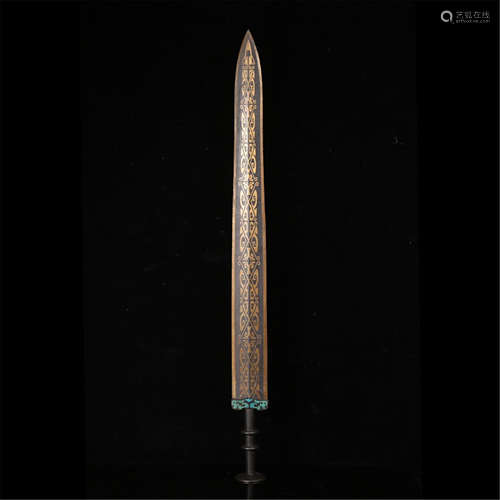 CHINESE ANCIENT BRONZE SWORD