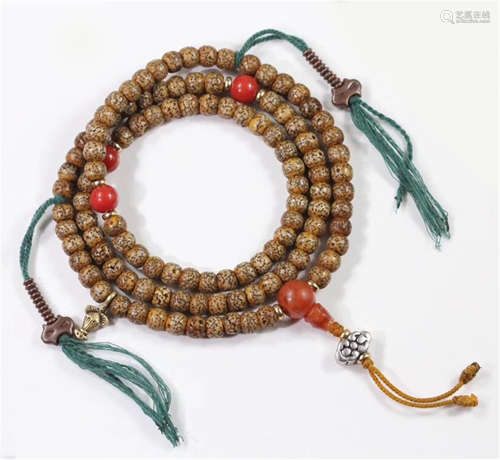 TIBETAN BUDHI SEED BEAD NECKLACE