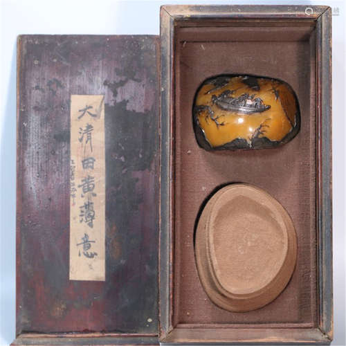 CHINESE SOAPSTONE SCHOLAR SEAL