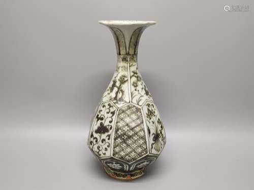 A Chinese Iron-Red Glazed Porcelain Vase