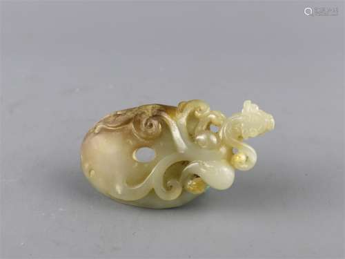 A Chinese Carved Jade Pendant